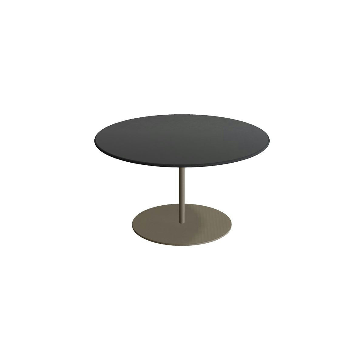 Royal Botania Butler Loungetisch 75 cm – sand · Keramik schwarz (black)