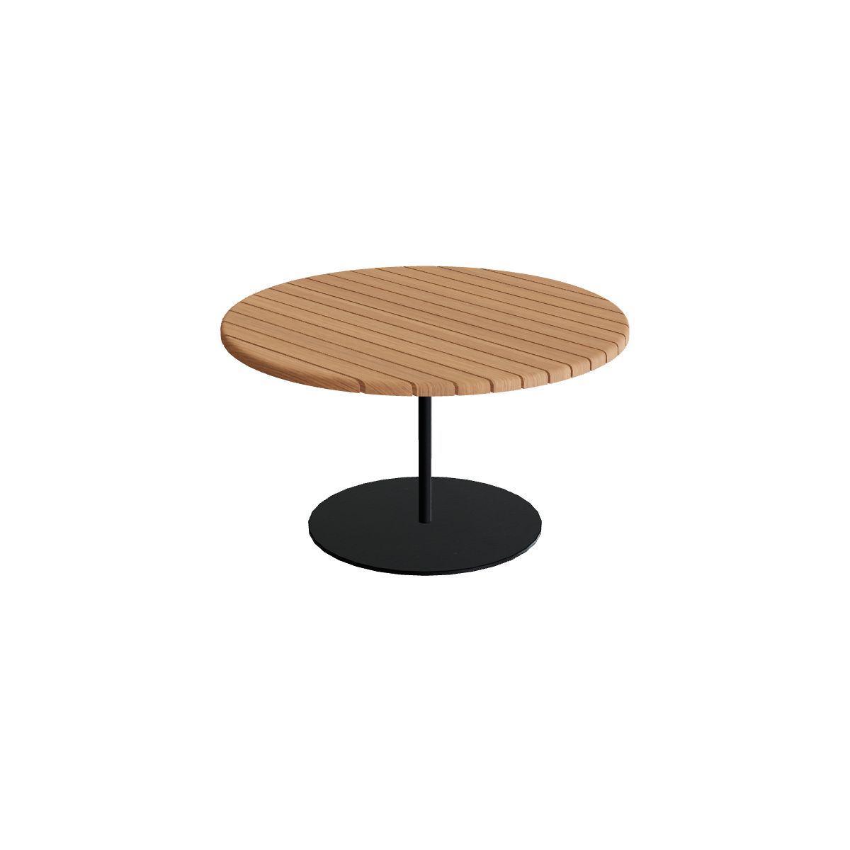 Royal Botania Butler Loungetisch 75 cm, Gestell anthrazit, Teak