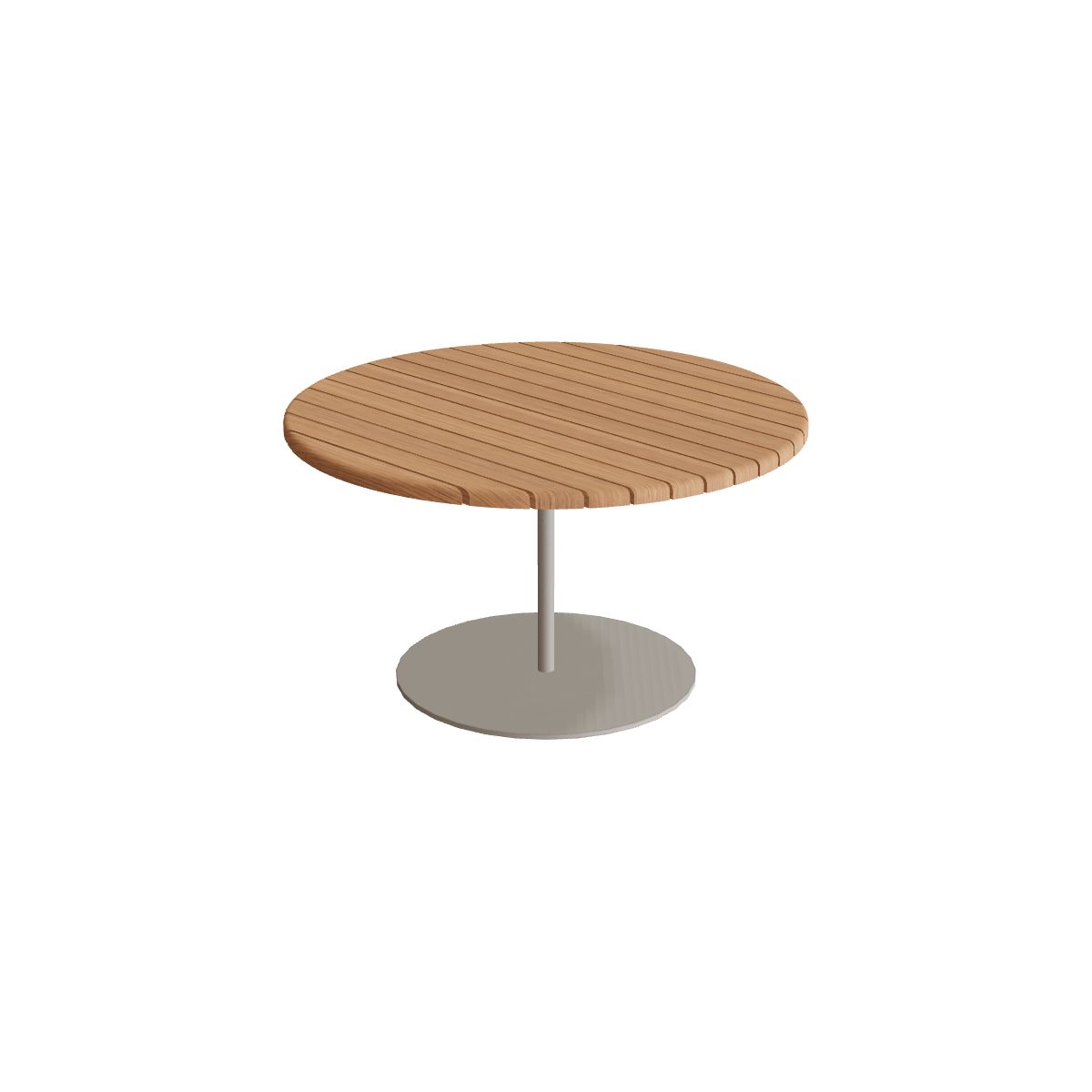 Royal Botania Butler Loungetisch 75 cm, Gestell pebble, Teak