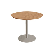 Royal Botania Butler Esstisch 90 cm rund, Gestell pebble, Teak