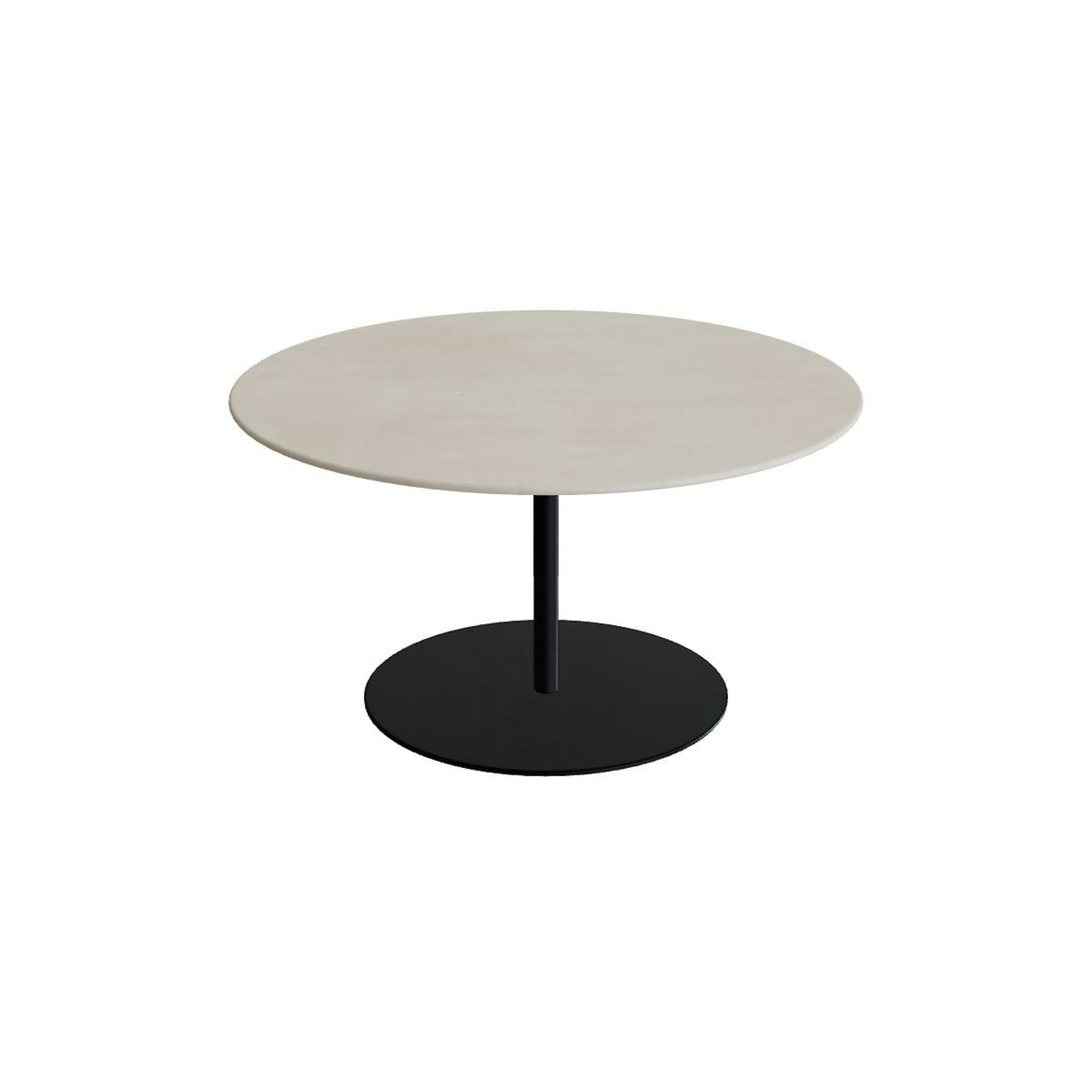 Royal Botania Butler Loungetisch 90 cm – anthrazit · Keramik zementgrau (Cemento Luminoso)