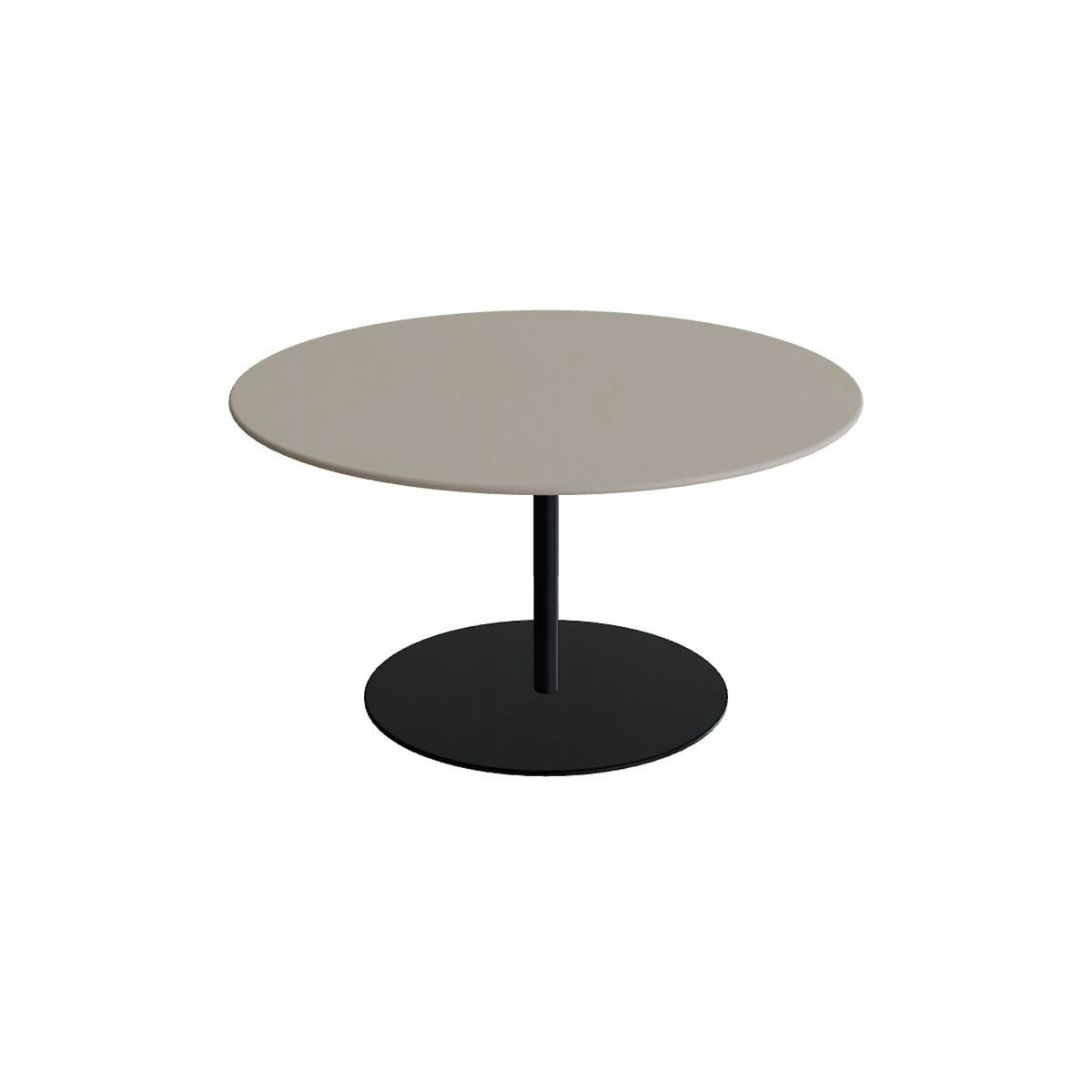 Royal Botania Butler Loungetisch 90 cm – anthrazit · Keramik perlgrau (Pearl Grey)
