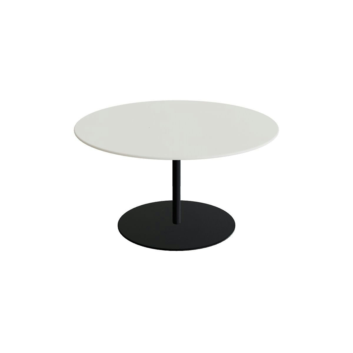 Royal Botania Butler Loungetisch 90 cm – anthrazit · Keramik weiß (white)