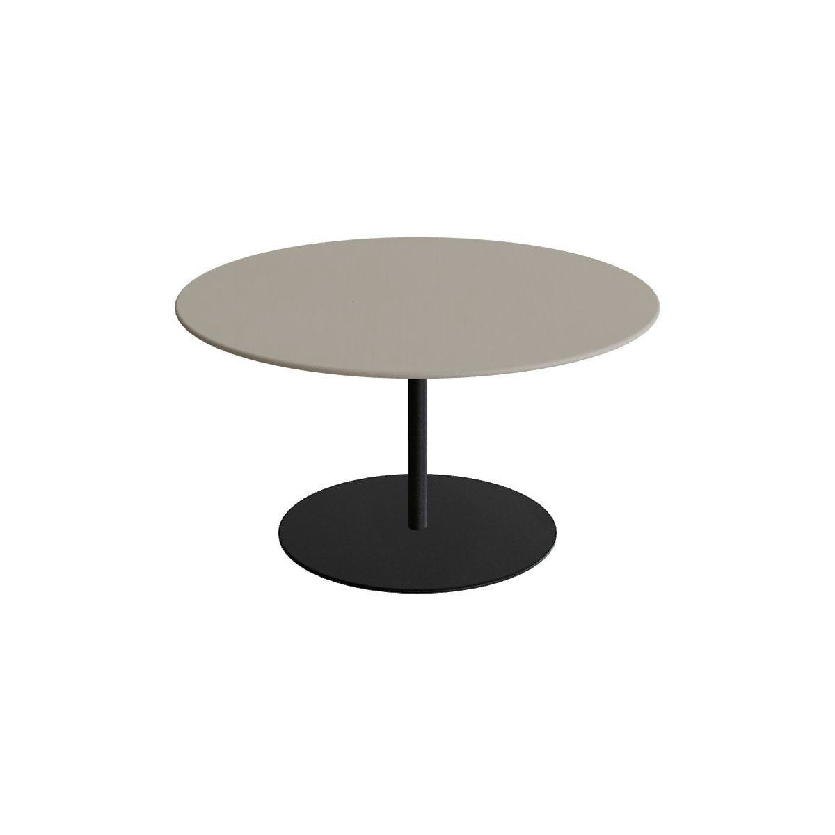 Royal Botania Butler Loungetisch 90 cm – bronze · Keramik perlgrau (Pearl Grey)