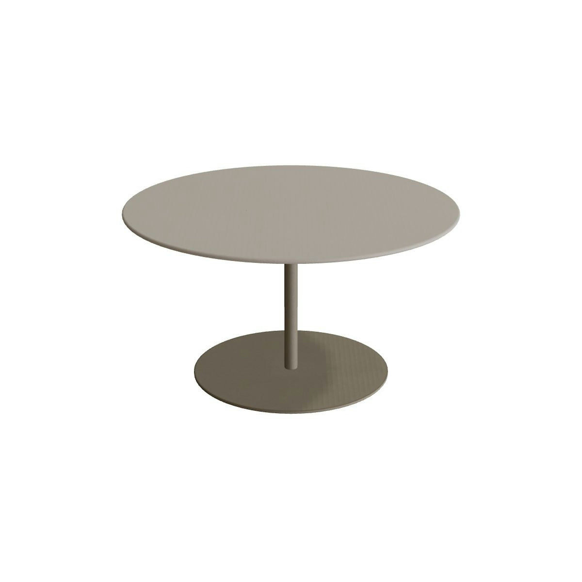 Royal Botania Butler Loungetisch 90 cm – sand · Keramik perlgrau (Pearl Grey)
