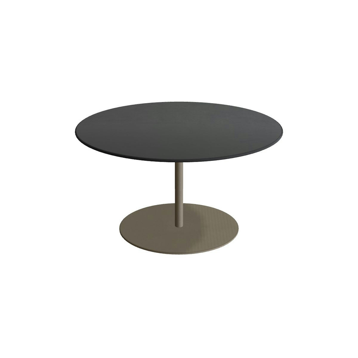 Royal Botania Butler Loungetisch 90 cm – sand · Keramik schwarz (black)