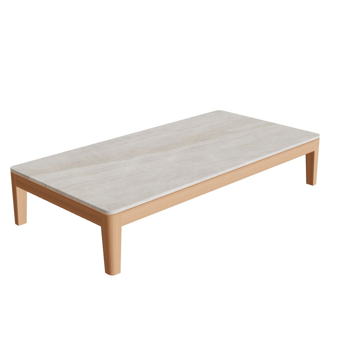 Royal Botania Calypso Lounge Tisch 144 × 72 cm mit Keramikplatte