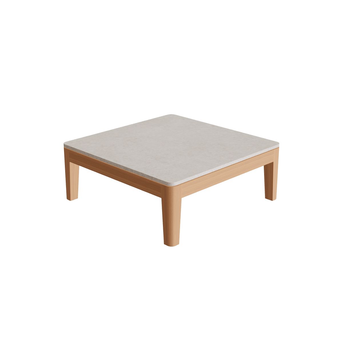 Royal Botania Calypso Lounge Tisch 72 × 72 cm mit Keramikplatte
