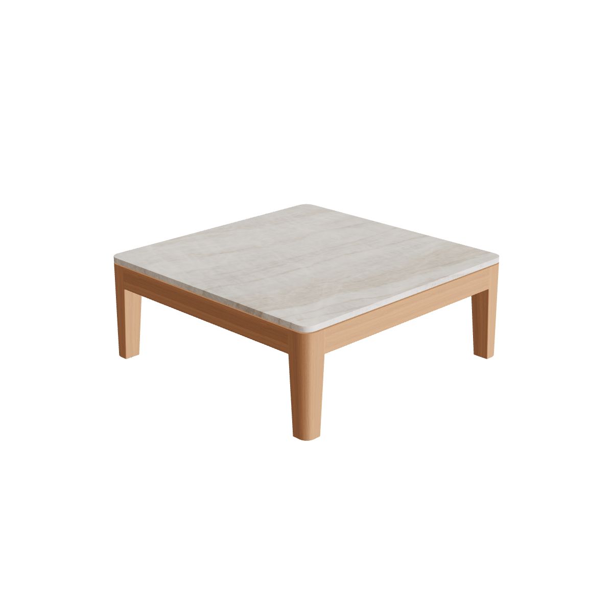 Royal Botania Calypso Lounge Tisch 72 × 72 cm mit Keramikplatte
