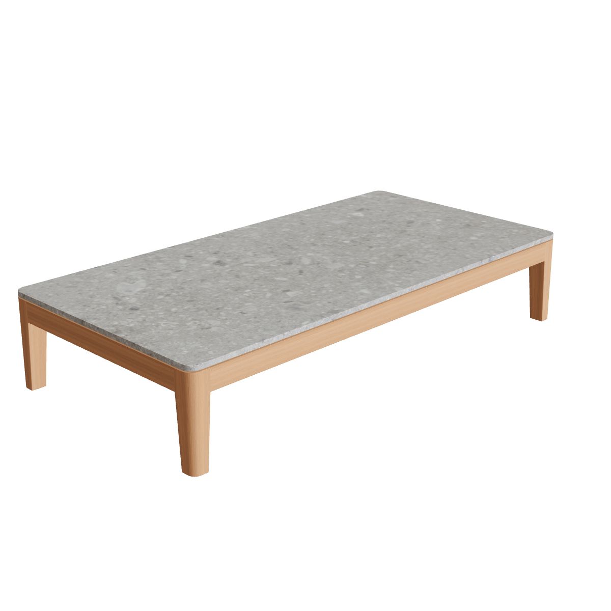 Royal Botania Calypso Lounge Tisch 144 × 72 cm mit Keramikplatte