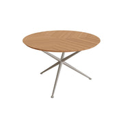 Royal Botania Exes Tisch rund 120 cm, Gestell pebble, Teak