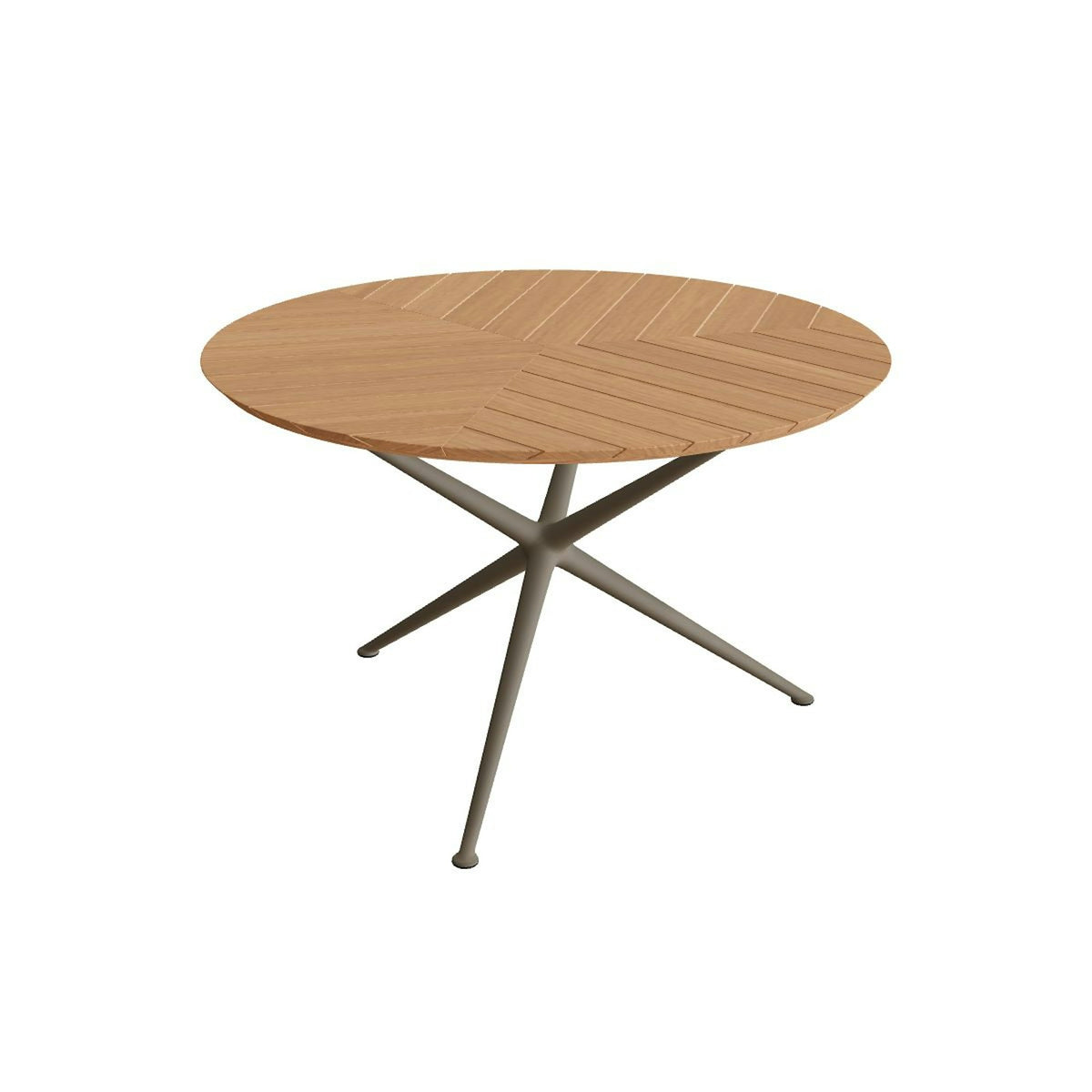 Royal Botania Exes Tisch rund 120 cm – sand · Teak