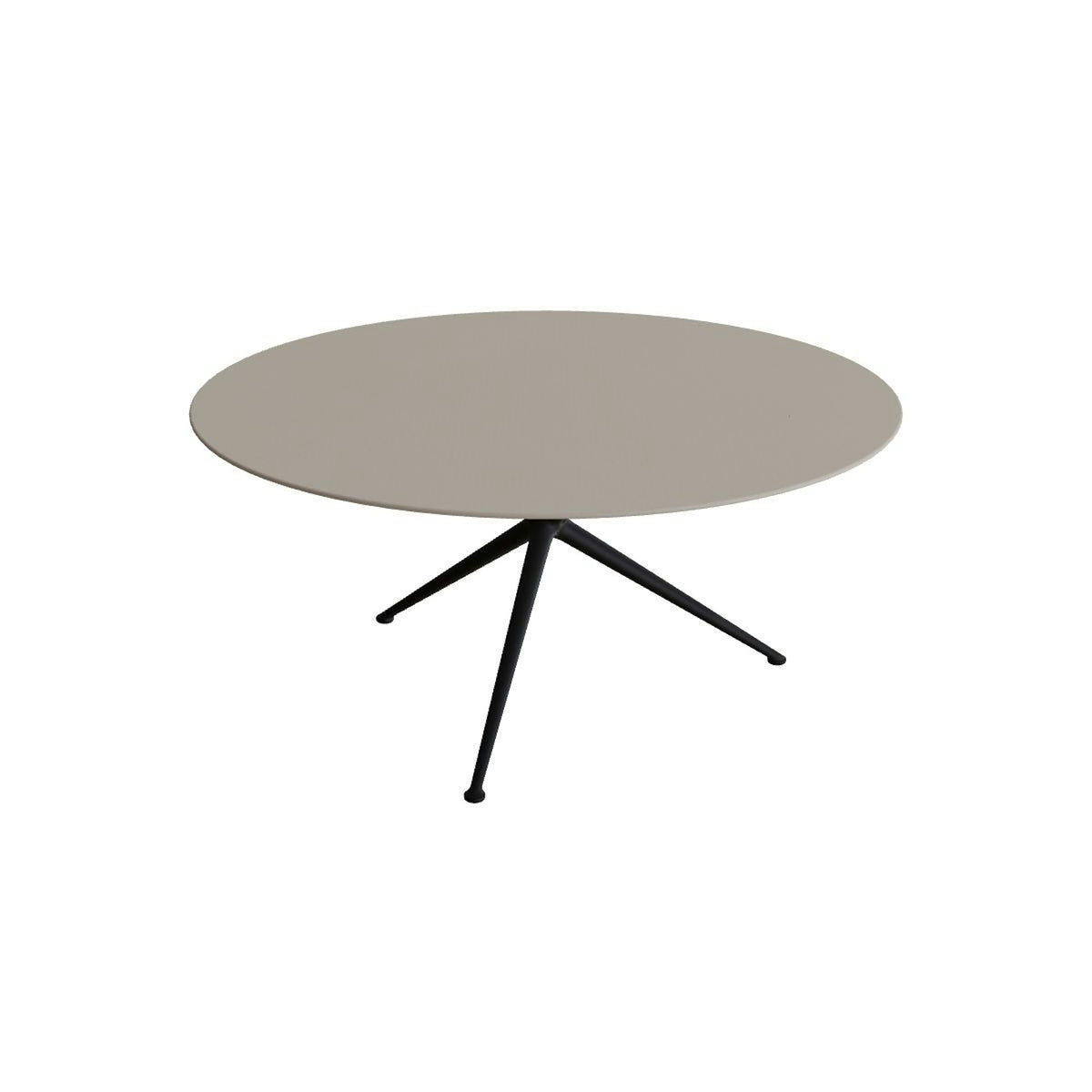 Royal Botania Exes Tisch rund 160 cm – bronze · Keramik perlgrau (Pearl Grey)