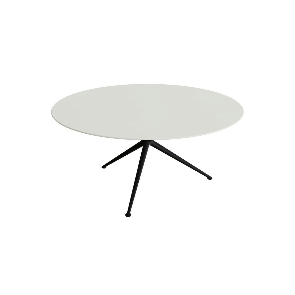 Royal Botania Exes Tisch rund 160 cm – bronze · Keramik weiß (white)