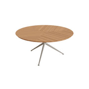 Royal Botania Exes Tisch rund 160 cm, Gestell pebble, Teak