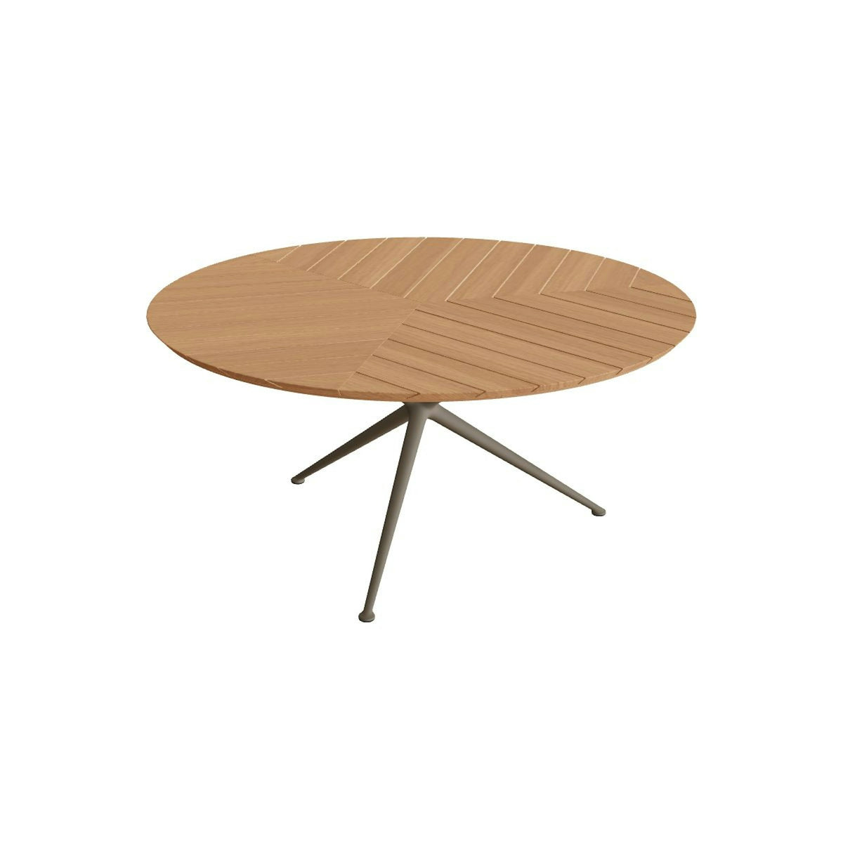 Royal Botania Exes Tisch rund 160 cm – sand · Teak