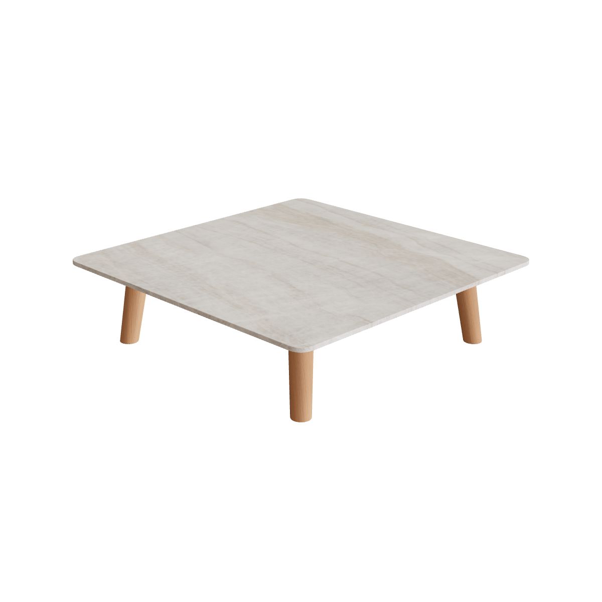 Royal Botania Mambo Lounge Tisch, Keramik grau-braun geädert (Strato Quartz)