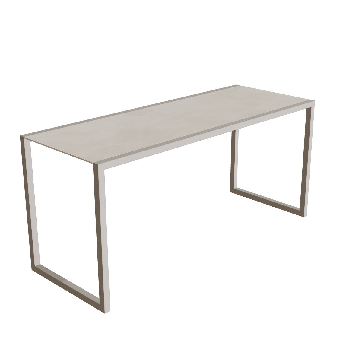 Royal Botania Ninix Bartisch 240 x 90 cm, Gestell pebble, Keramik zementgrau (Cemento Luminoso)