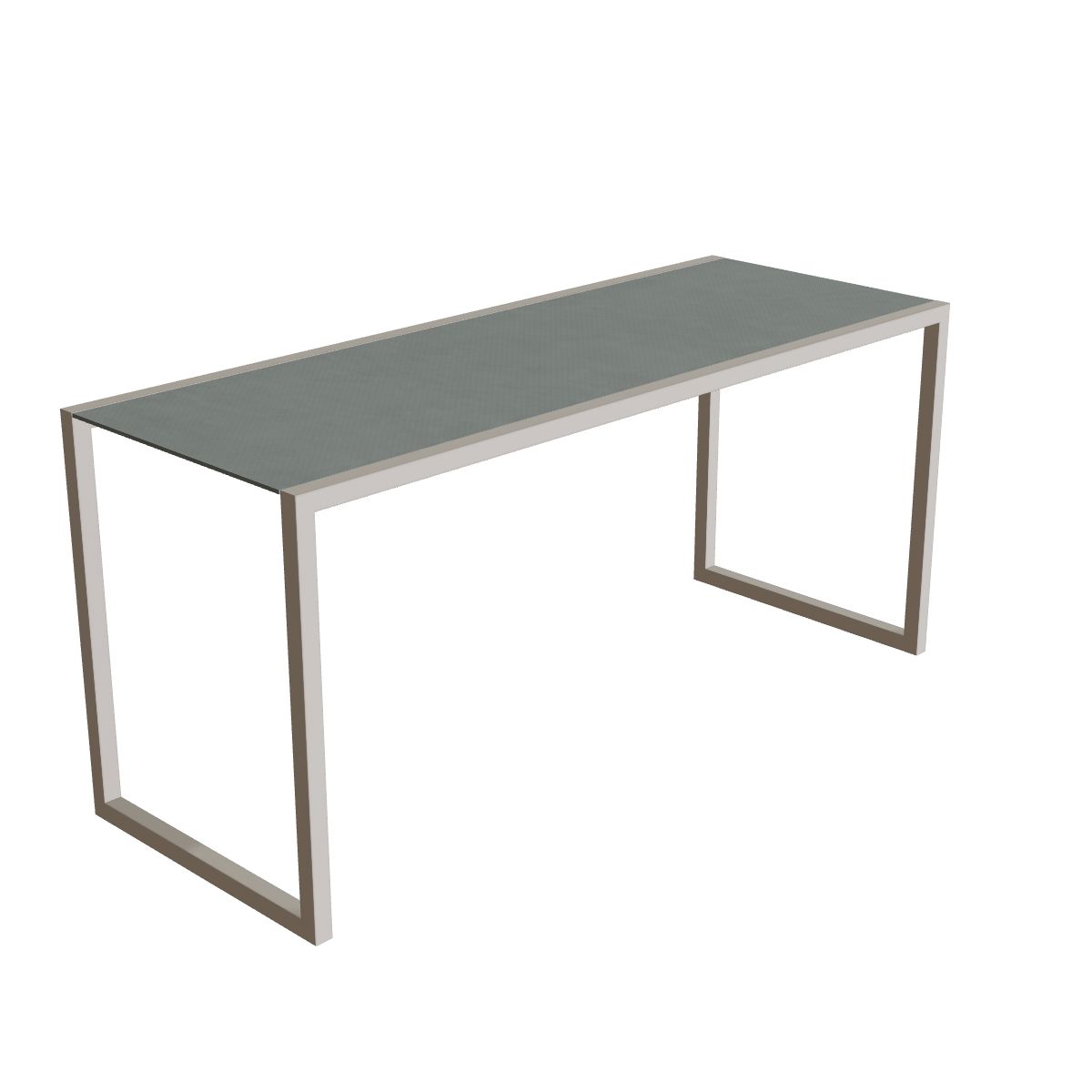 Royal Botania Ninix Bartisch 240 x 90 cm, Gestell pebble, Keramik steingrün (Verdezza Amazon)