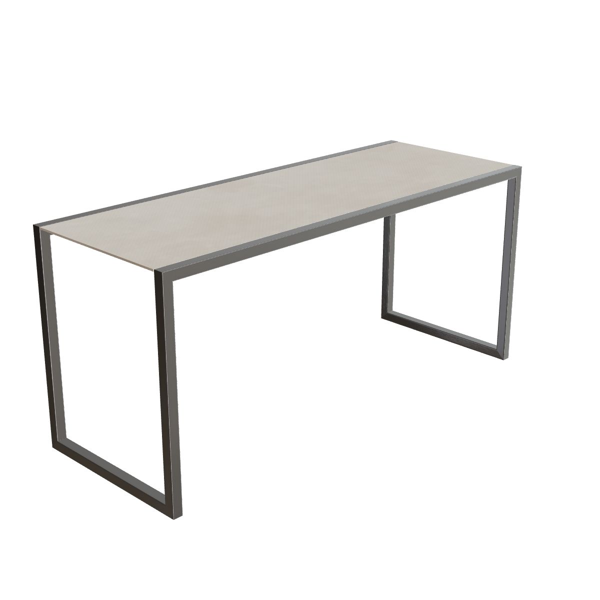 Royal Botania Ninix Bartisch 240 x 90 cm, Gestell Edelstahl gebürstet, Keramik zementgrau (Cemento Luminoso)