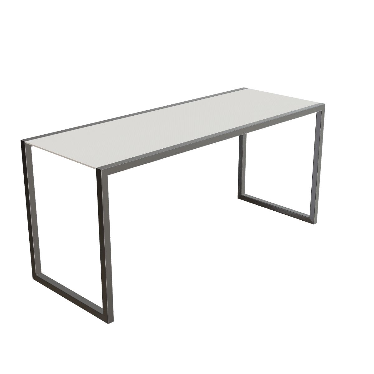 Royal Botania Ninix Bartisch 240 x 90 cm, Gestell Edelstahl gebürstet, Keramik weiß (white)