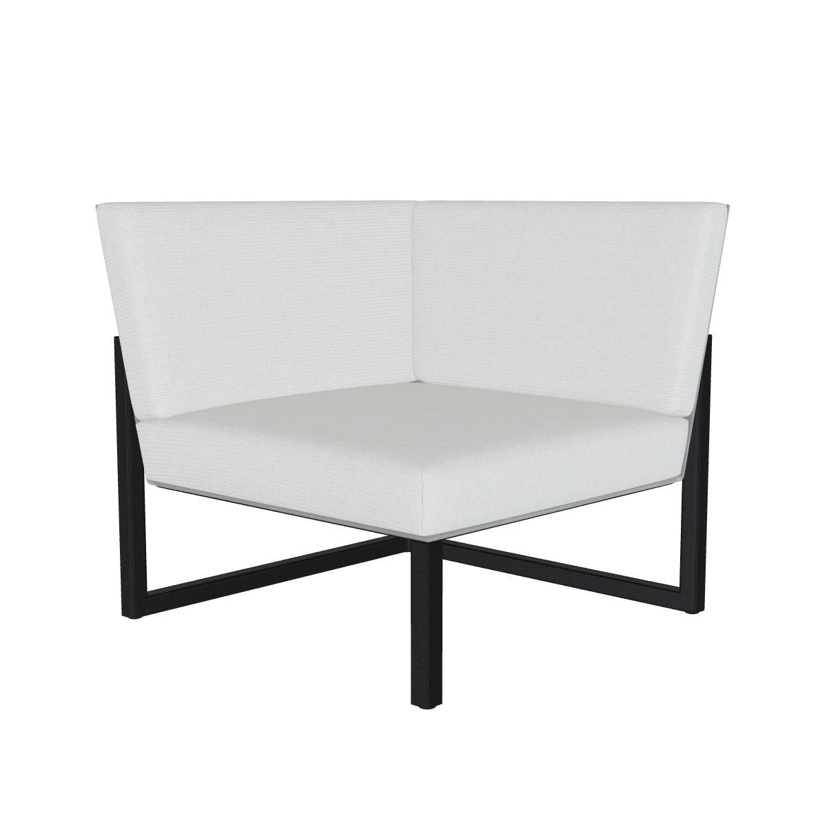 Royal Botania Ninix Lounge Eckelement 80CT, Gestell bronze, Batyline graphit (graphite)