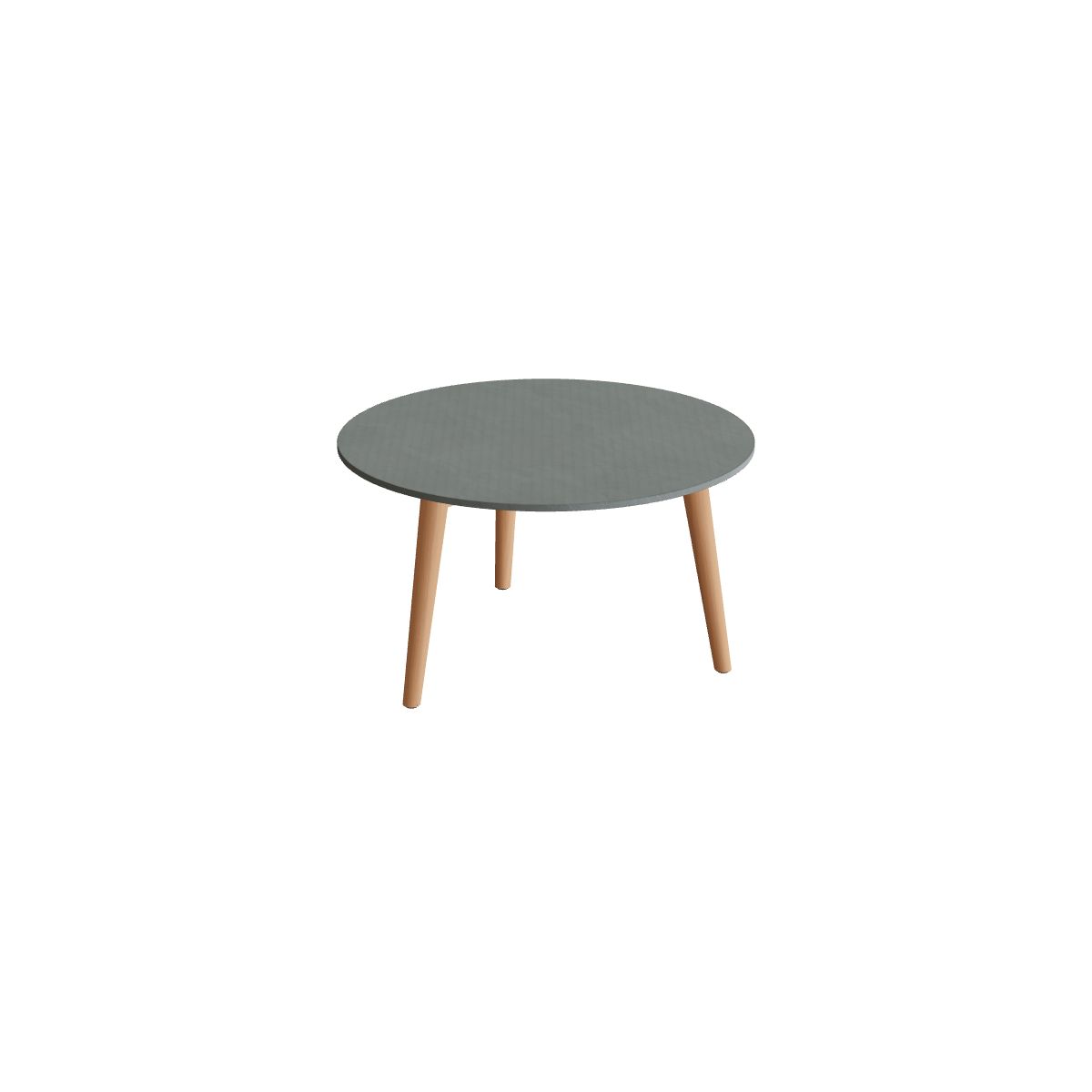 Royal Botania Styletto Beistelltisch 60 cm, Teakbeine, Keramik steingrün (Verdezza Amazon)