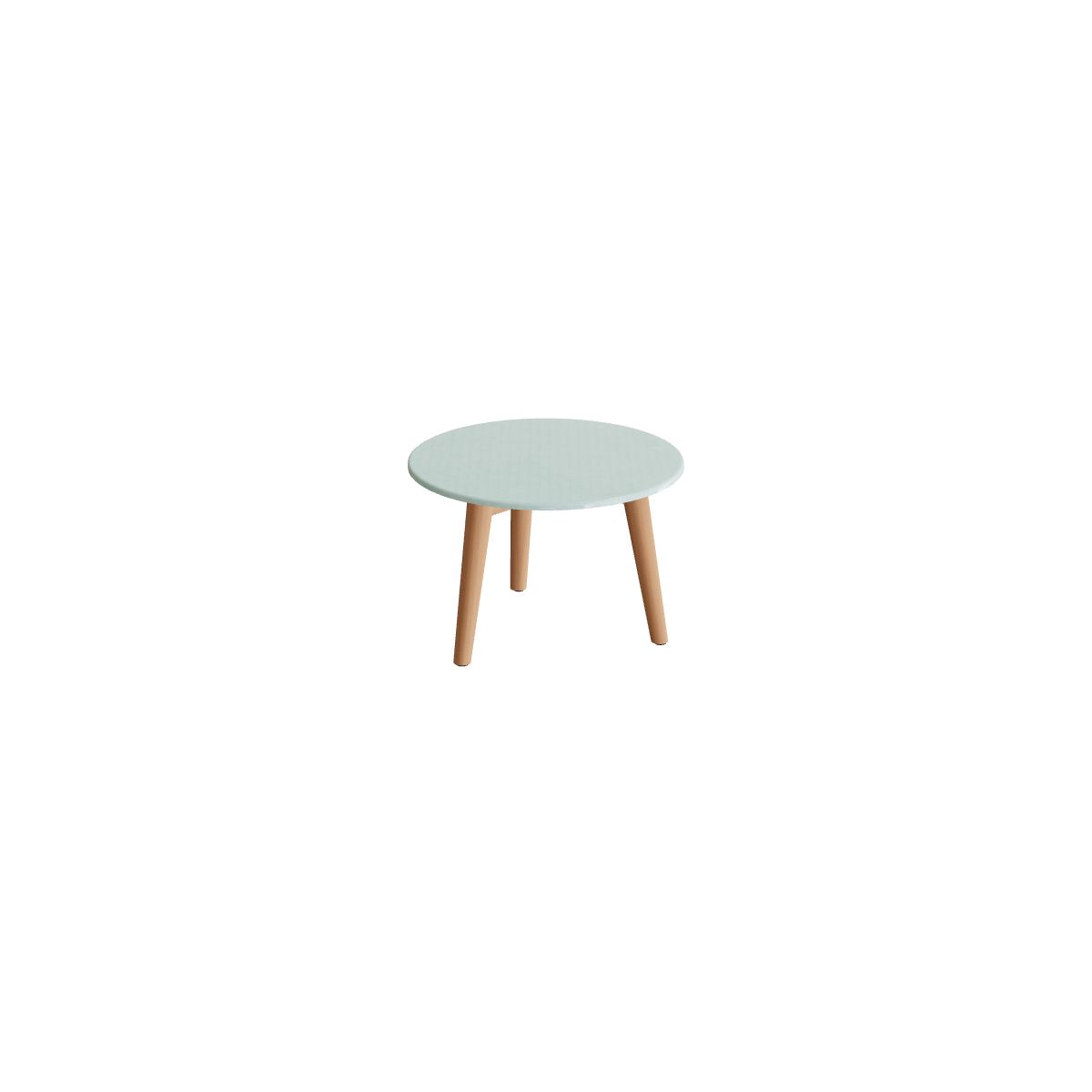 Royal Botania Styletto Beistelltisch 40 cm mit Lavasteinplatte, Teakbeine, Lavastein emailliert jade
