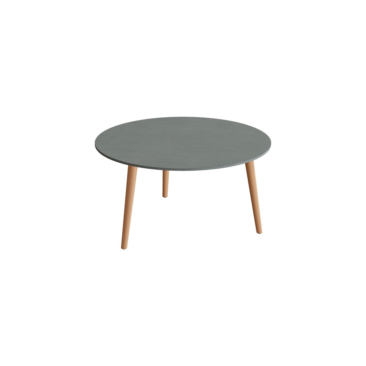 Royal Botania Styletto Beistelltisch 75 cm, Teakbeine, Keramik steingrün (Verdezza Amazon)