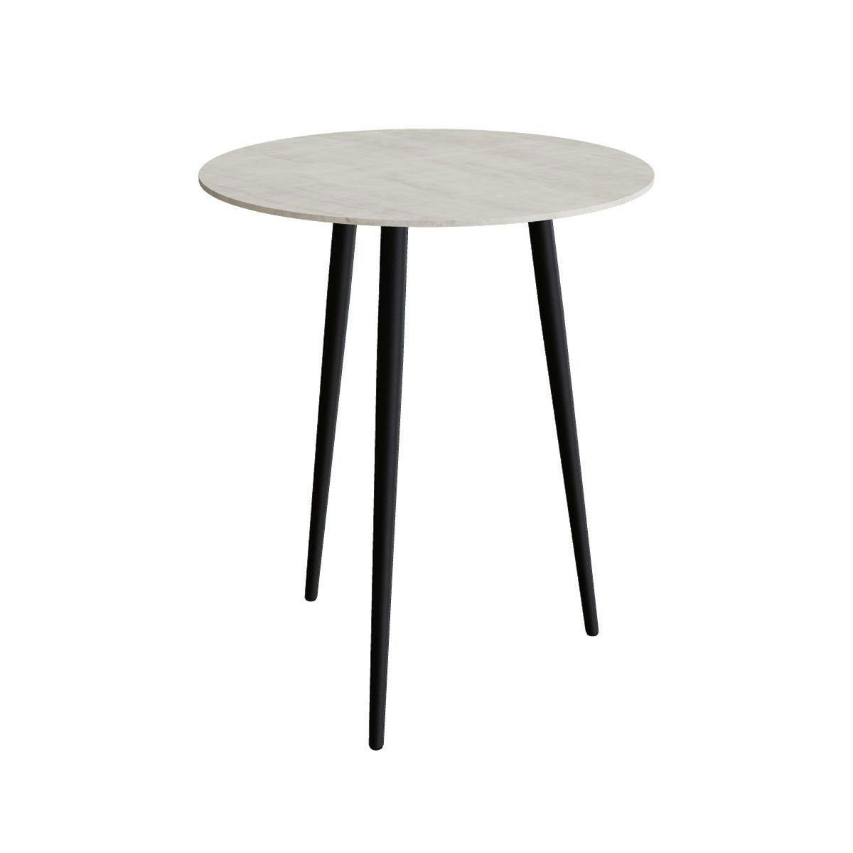 Royal Botania Styletto Bartisch rund 90 cm – Alu bronze · Keramik grau-braun geädert (Strato Quartz)