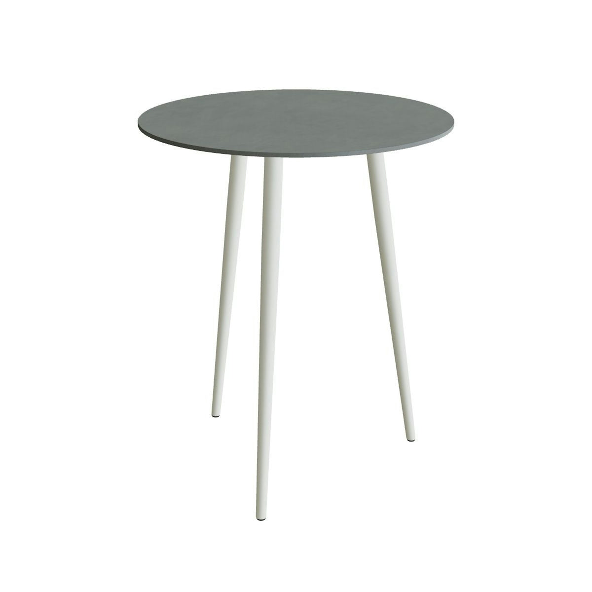Royal Botania Styletto Bartisch rund 90 cm – Alu weiß · Keramik steingrün (Verdezza Amazon)