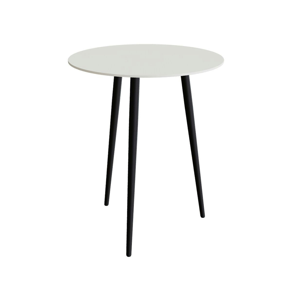 Royal Botania Styletto Bartisch rund 90 cm – Alu bronze · Keramik weiß (white)