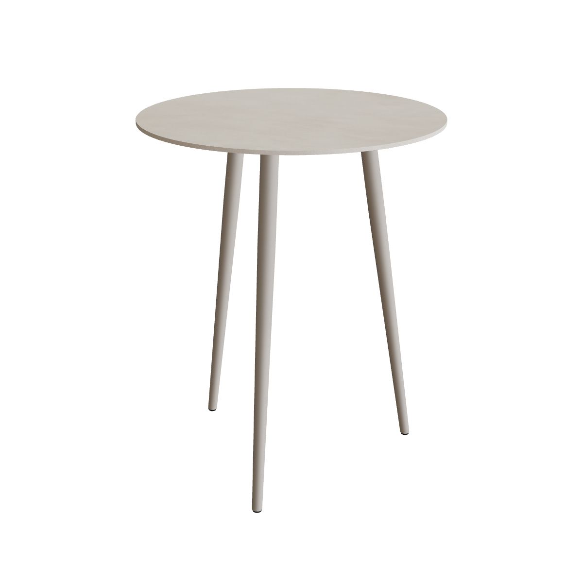Royal Botania Styletto Bartisch rund 90 cm, Alu pebble, Keramik zementgrau (Cemento Luminoso)