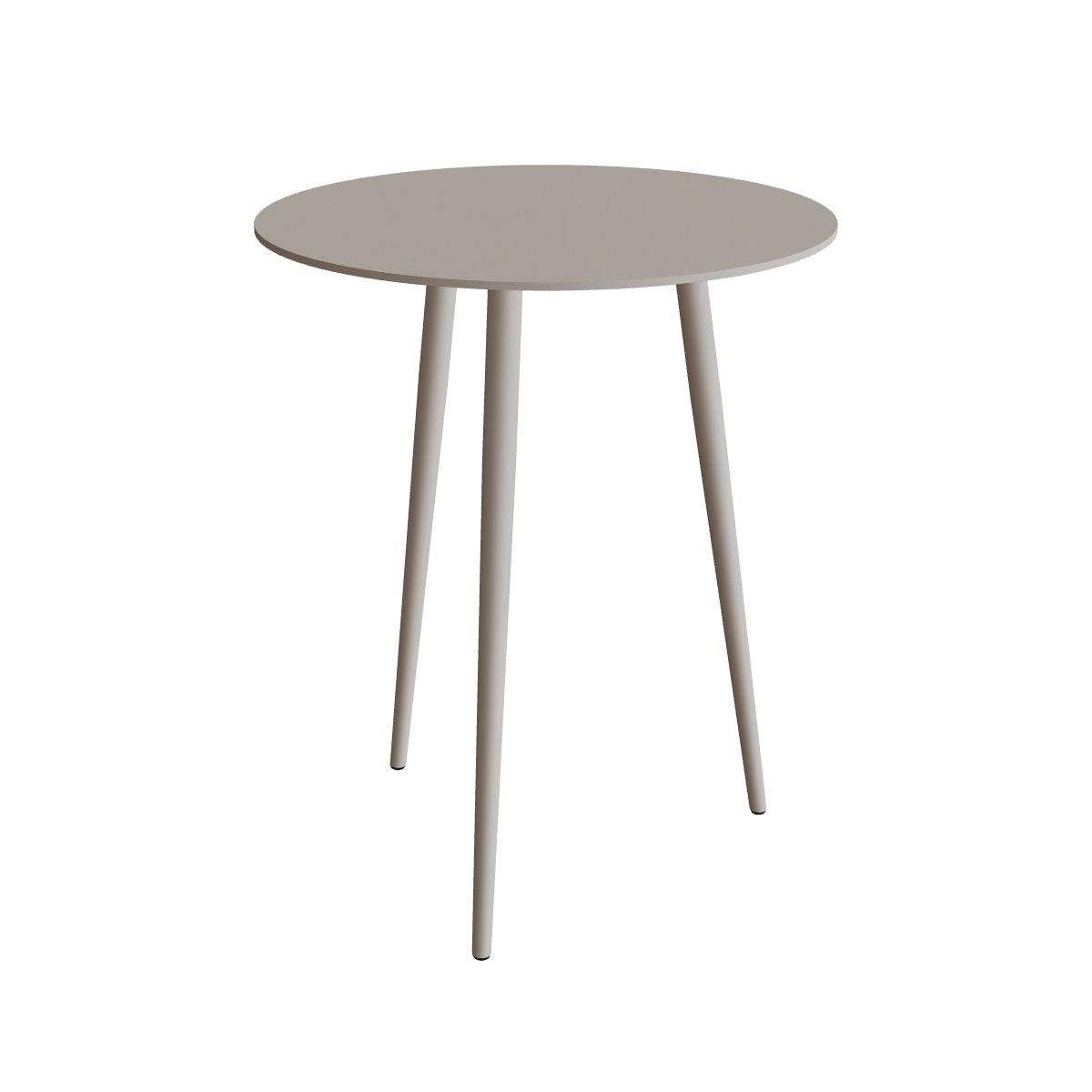 Royal Botania Styletto Bartisch rund 90 cm, Alu pebble, Keramik perlgrau (Pearl Grey)