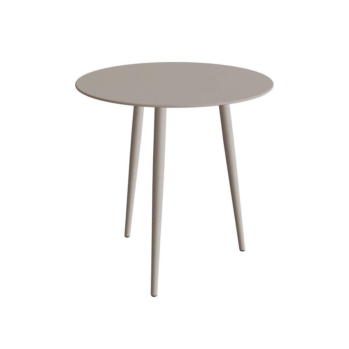 Royal Botania Styletto Thekentisch rund 90 cm, Alu pebble, Keramik perlgrau (Pearl Grey)