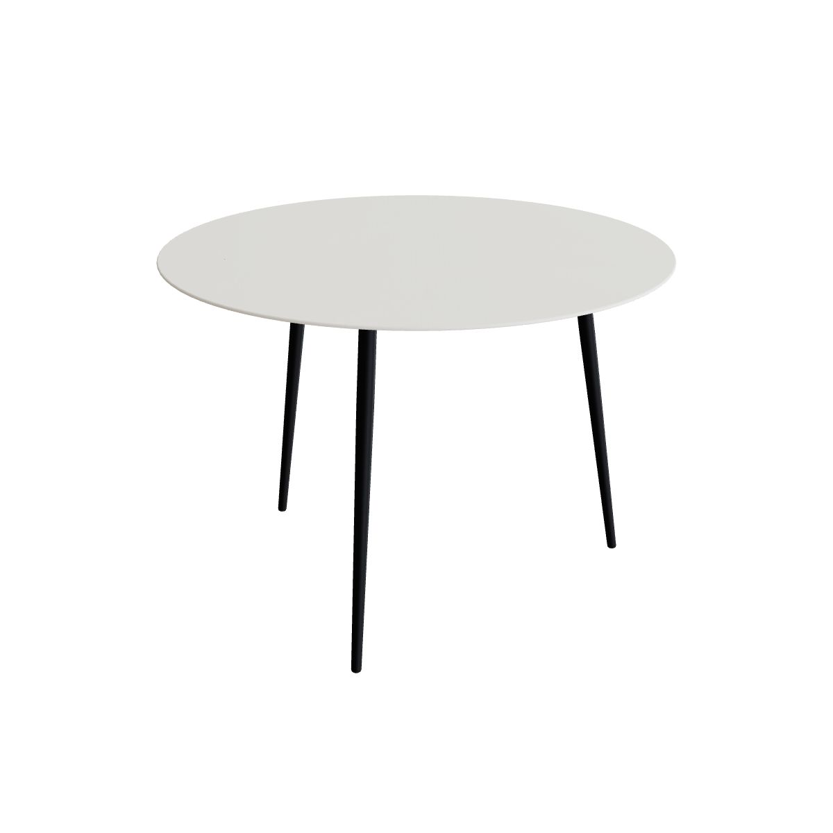 Royal Botania Styletto Bartisch rund 160 cm, Alu anthrazit, Keramik weiß (white)
