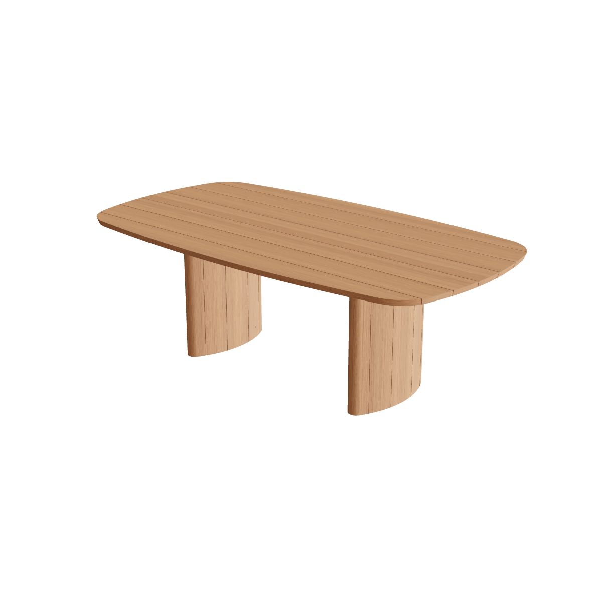 Royal Botania Regaliz Tisch oval 220 x 120 cm, Esstisch, Fuß Teak, Teak