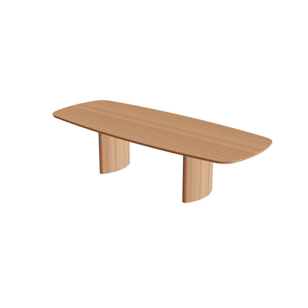 Royal Botania Regaliz Tisch oval 300 x 120 cm, Esstisch, Fuß Teak, Teak
