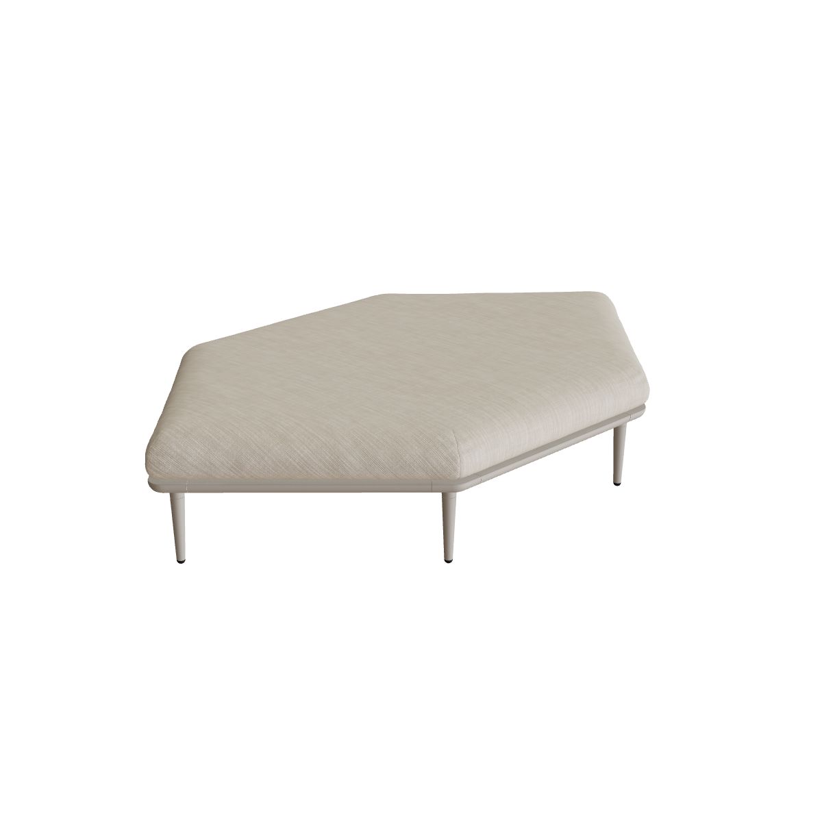 Royal Botania Styletto Lounge Twin Seat Sitzbasis, Gestell pebble