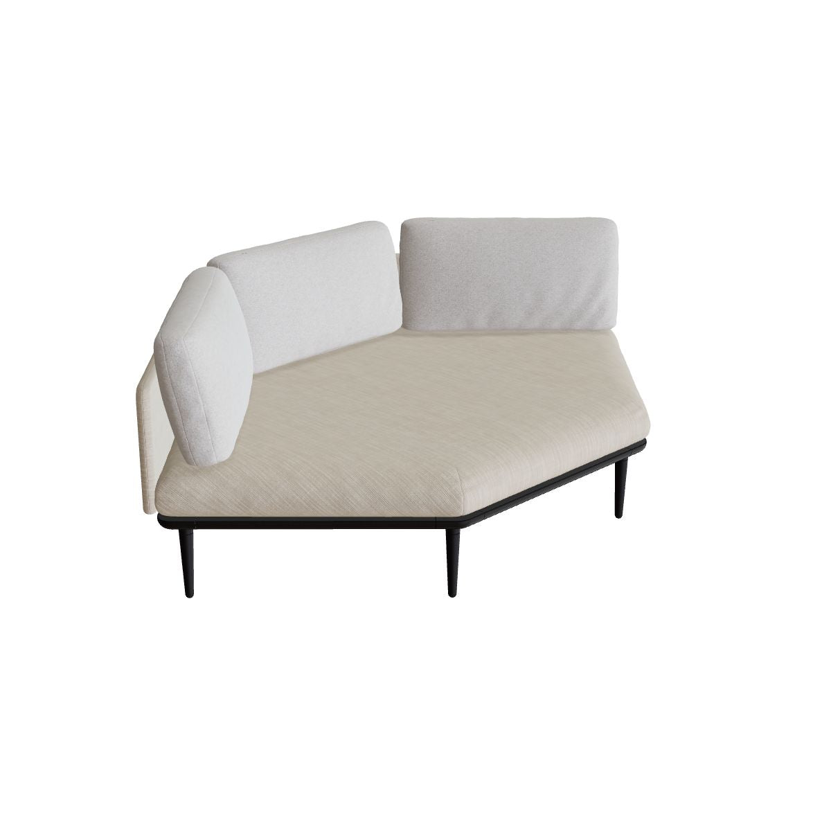 Royal Botania Styletto Lounge Twin Seat, Gestell bronze
