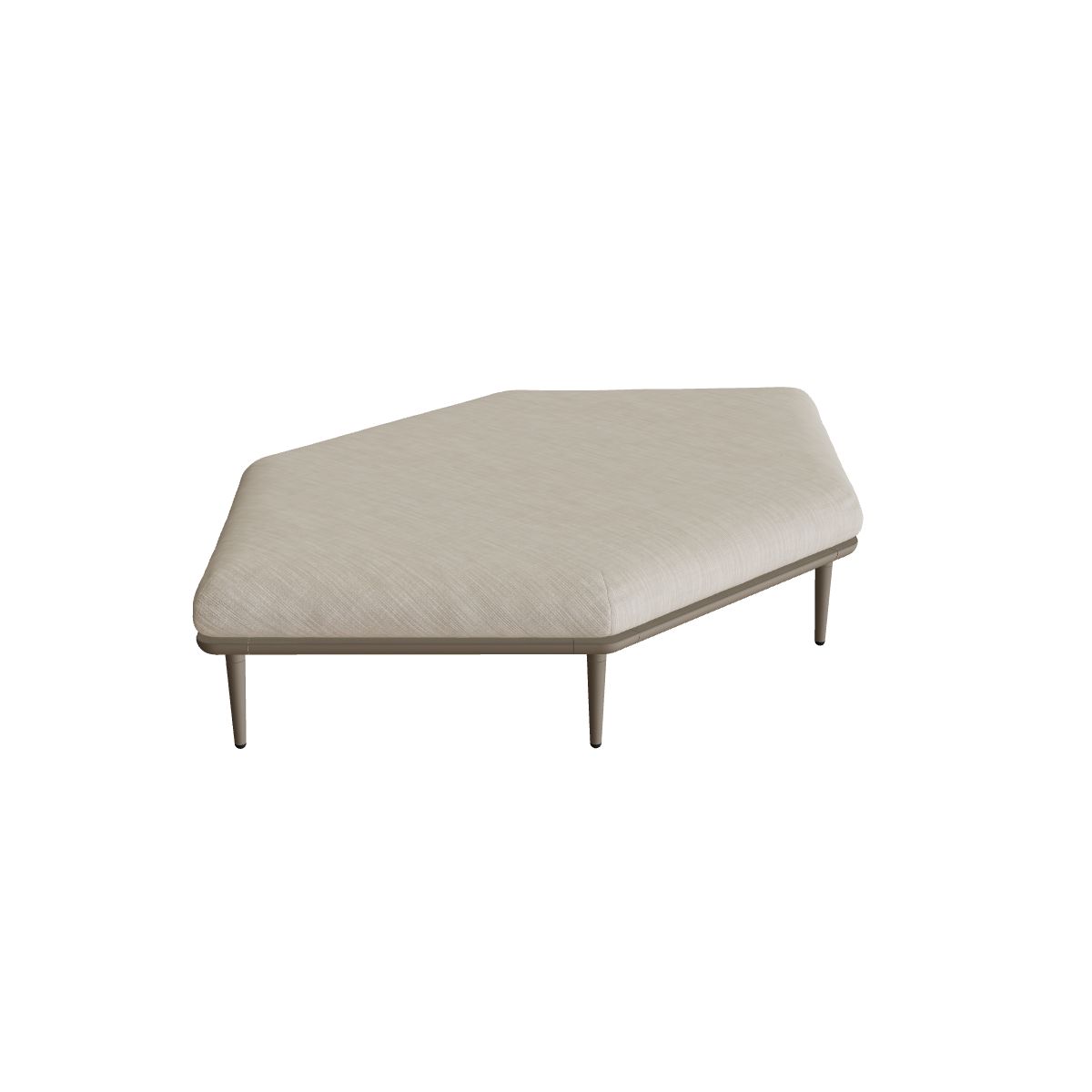 Royal Botania Styletto Lounge Twin Seat Sitzbasis, Gestell sand