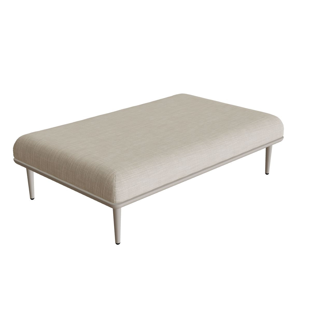Royal Botania Styletto Lounge Sitzbasis 144 x 90 cm, Gestell pebble