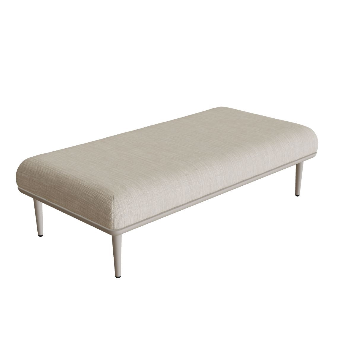 Royal Botania Styletto Lounge Sitzbasis 144 x 72 cm, Gestell pebble