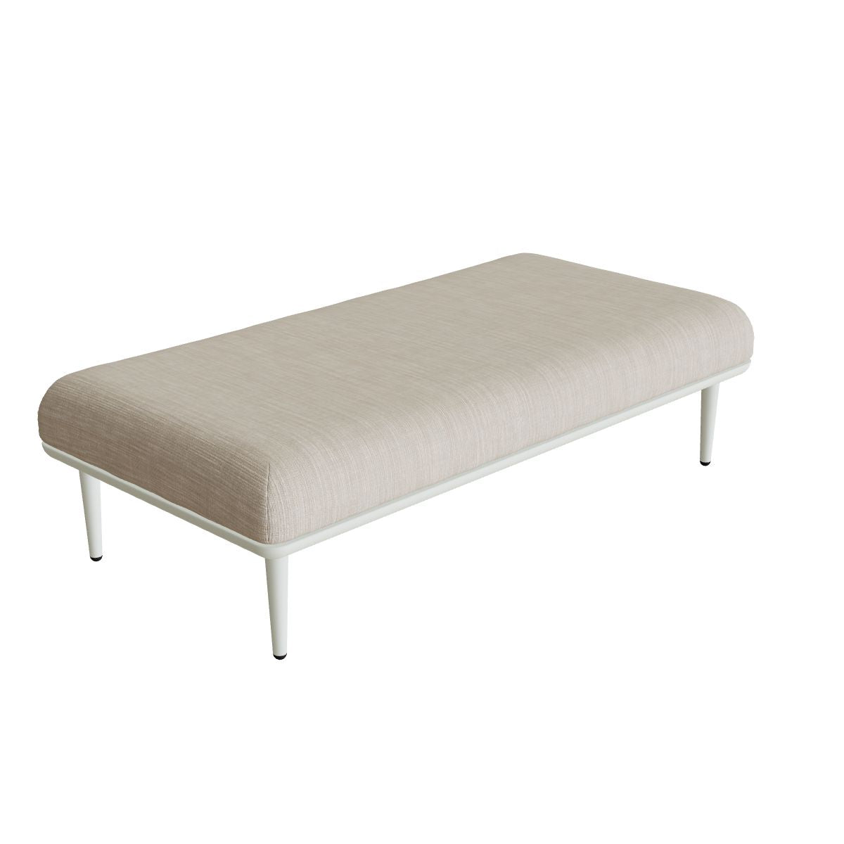 Royal Botania Styletto Lounge Sitzbasis 144 x 72 cm, Gestell weiß