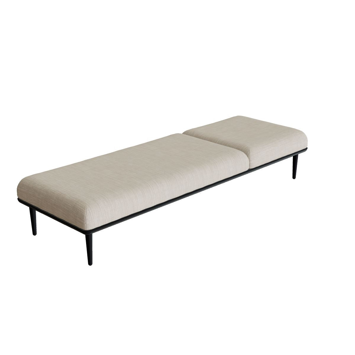 Royal Botania Styletto Lounge Sitzbasis 216 x 72 cm verstellbar, Gestell anthrazit