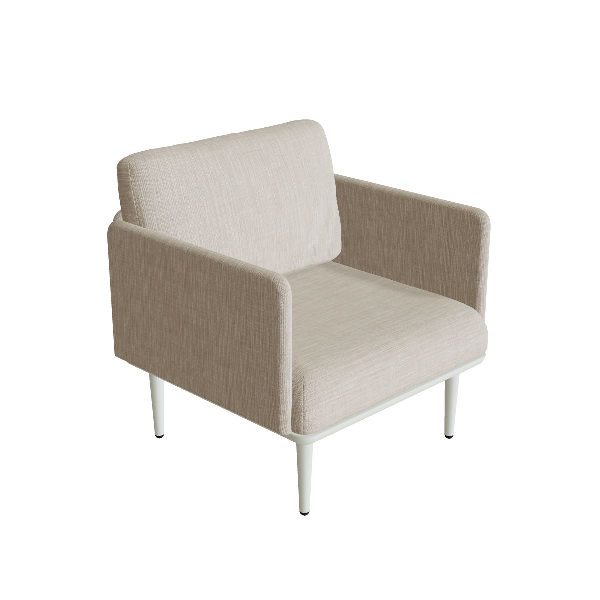 Royal Botania Styletto Lounge Sessel, Gestell weiß