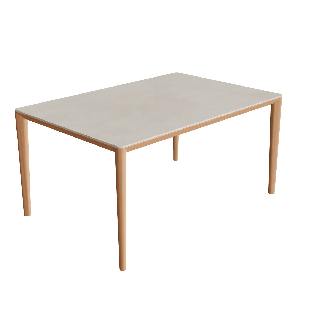 Royal Botania U-Nite Esstisch 150 x 100 cm, Gestell Teak, Platte Keramik zementgrau (Cemento Luminoso)