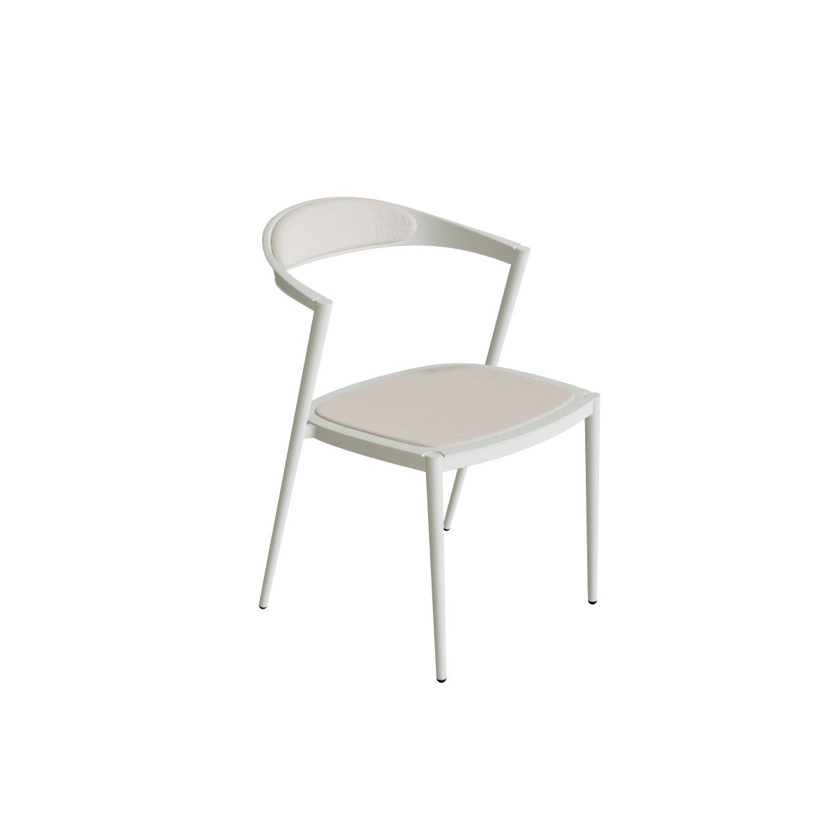 Royal Botania Styletto Stuhl, weiß