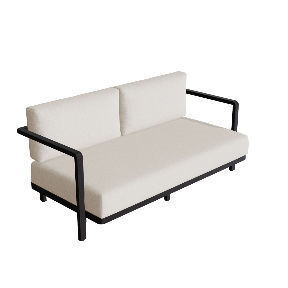 Royal Botania Alura Lounge Zweisitzer ohne Armlehne, Gestell bronze, Bespannung graphit (graphite)