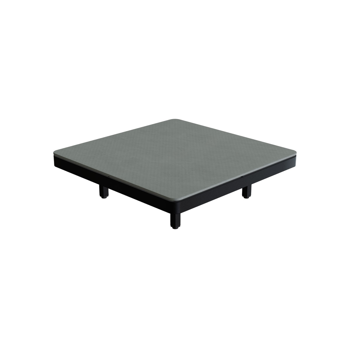 Royal Botania Alura Lounge Tisch 80 × 80 cm, Tischmodul (Sockelhöhe), Gestell anthrazit, Keramik steingrün (Verdezza Amazon)